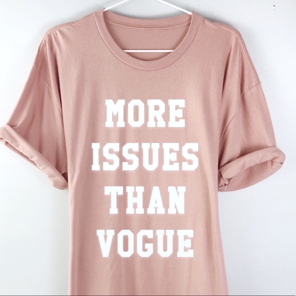 NEW More Issues Than Vogue Graphic Tee S-3X